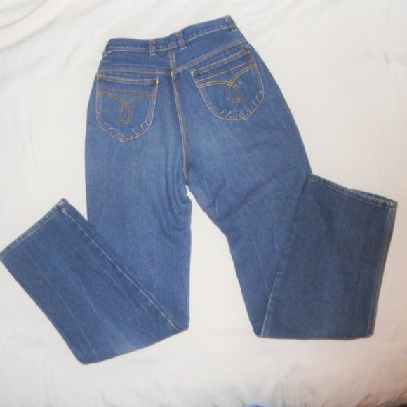Vintage High Waist Jeans 1970's - Picture 1 of 8